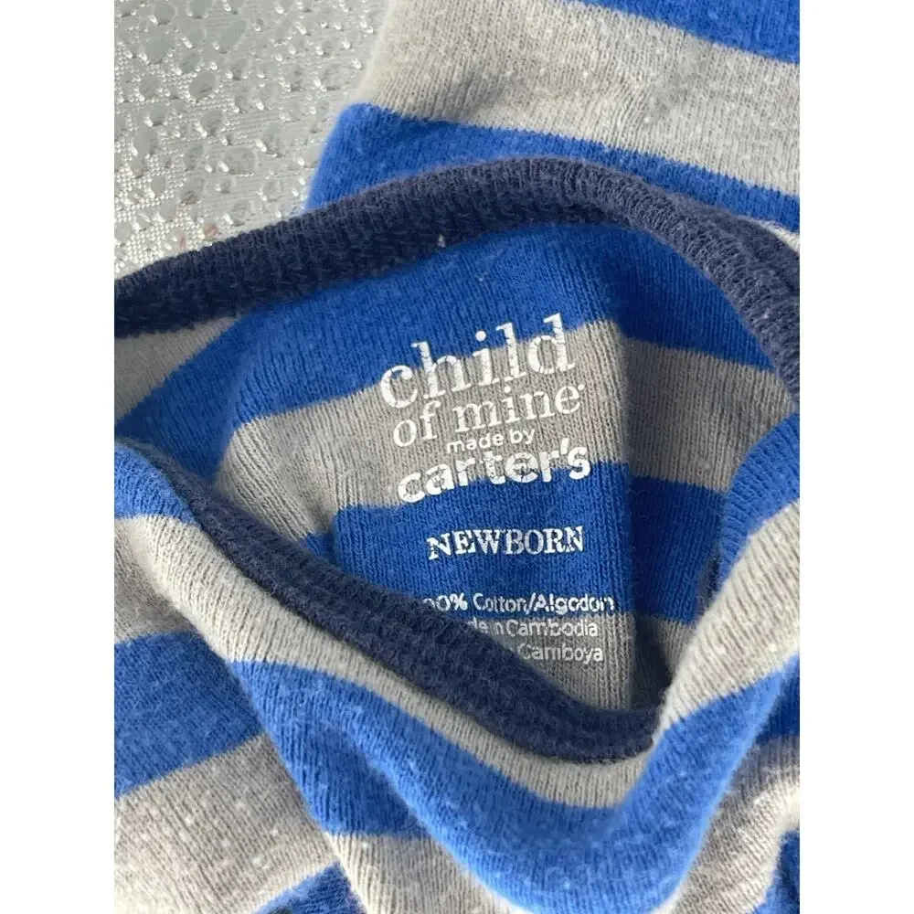 Carters Gerber Bundle Lot of 3 Baby Boys Bodysuits Newborn Short Sleeve